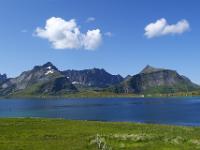 Grandiose Aussicht von Strumsnes über den Selfjorden - Lofoten